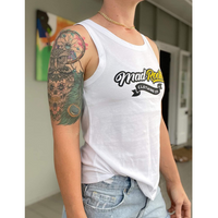 Load image into Gallery viewer, Womens BK'S Sunday Singlet - White
