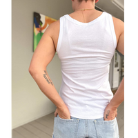Load image into Gallery viewer, Womens BK'S Sunday Singlet - White
