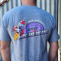 Load image into Gallery viewer, Fueled by Hopes &amp; Dreams Tee - Grey
