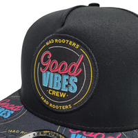 Load image into Gallery viewer, Mad Rooters Good Vibes Crew Snapback
