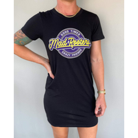 Load image into Gallery viewer, Womens Good Times Crazy Friends Dress - Black
