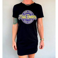 Load image into Gallery viewer, Womens Good Times Crazy Friends Dress - Black

