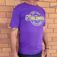 Load image into Gallery viewer, Good Times Crazy Friends Tee - Purple
