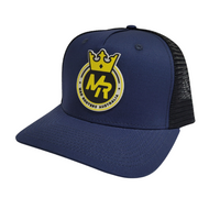 Load image into Gallery viewer, King Ratty 5 Panel Snapback Trucker - Navy/Black
