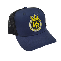 Load image into Gallery viewer, King Ratty 5 Panel Snapback Trucker - Navy/Black
