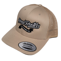 Load image into Gallery viewer, Labelled Retro Trucker - Khaki
