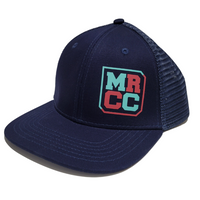 Load image into Gallery viewer, DISCO SNAPBACK TRUCKER NAVY - YOUTH
