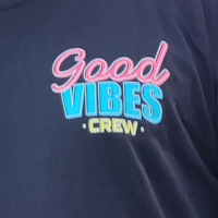 Load image into Gallery viewer, Good Vibes Crew Tee - Black
